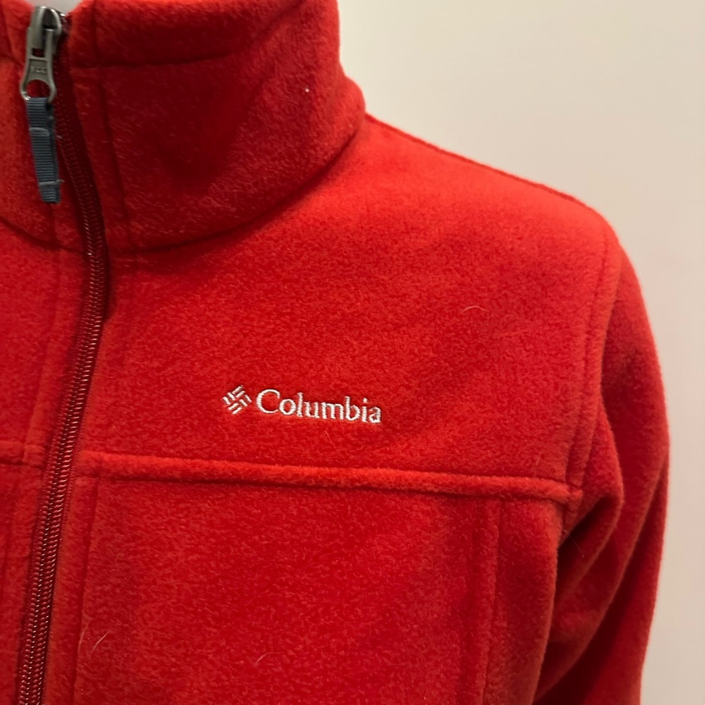 Columbia Vibrant Red Fleece Jacket